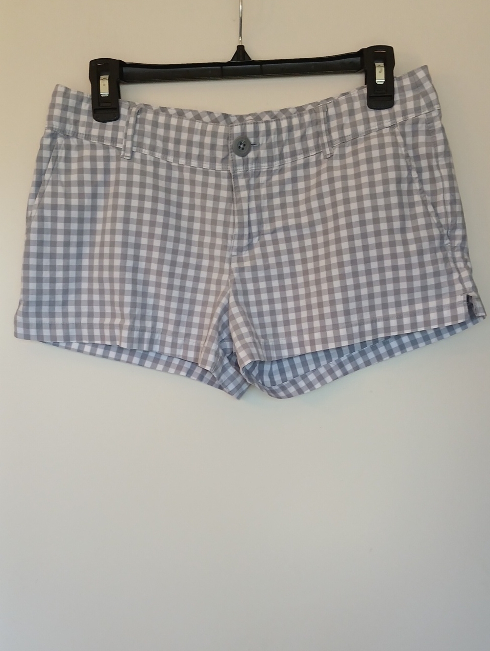 Nike Athletic Department Gray And White Checkered Shorts Size 10 Medium